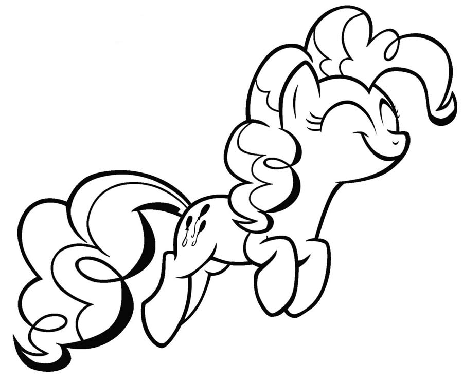 Pinkie pie kolorowanki